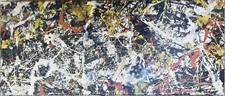 Vtg Springbok Pollock Convergence jigsaw puzzle COMPLETE w/ Poster Insert
