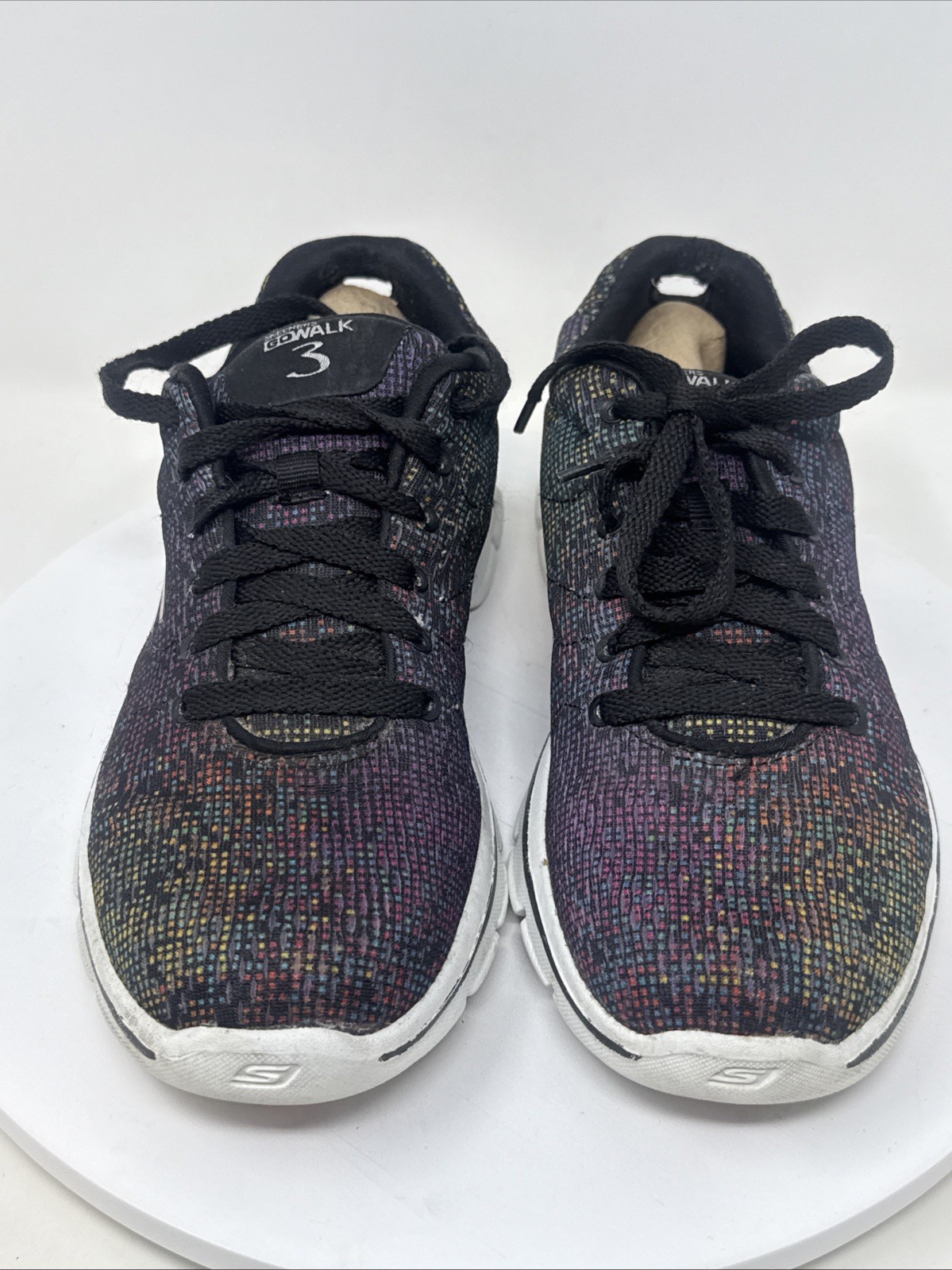 Skechers Shoes Womens Go Walk Goga Pillars Plus Quick-Fit