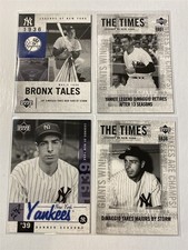 JOE DIMAGGIO yankees LOT (4) dif 2001 UD Legends of NY (B-6)