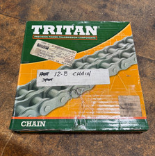 Tritan 12B-1-10 Ft Roller Chain 12B 3/4" Pitch 1 Strand 10 feet Length NEW 