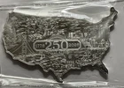 5 oz Elemetal USA 250th Anniversary Shaped .999 Silver Bar Sealed In Plastic