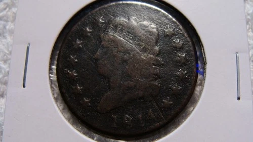 1814-P Large Cent — photo from the most recent tracked eBay sale