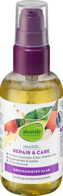 Alverde NATURKOSMETIK Haaröl Repair Bio-Avocado, Bio-Sheabutter, 75 ml, neu&ovp