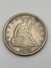 1875-S Seated Liberty Twenty Cent Piece 20c Choice Type Coin Album Toned