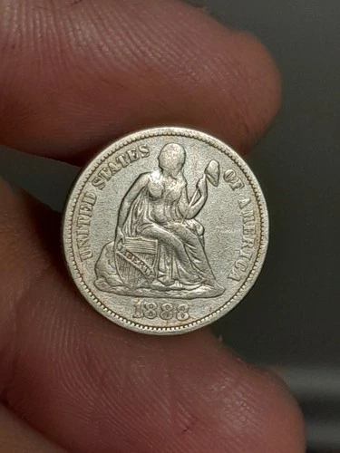 1888-P Seated Liberty Dime — photo from another recent sale