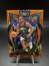 Kawhi Leonard 2024-25 Panini Select #61 Orange Flash Prizm