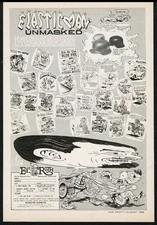 1966 Robert Williams Ed Big Daddy Roth Elasticman art vintage print ad
