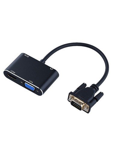 VGA Adapter Dual Screen Adapter 4K To HDMI-compatible Displays Projector - Picture 5 of 12