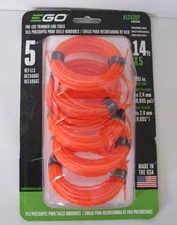 EGO AL2420P Pack of 5 Pre-Cut .095-Inch Twisted Line for EGO String Trimmers NEW