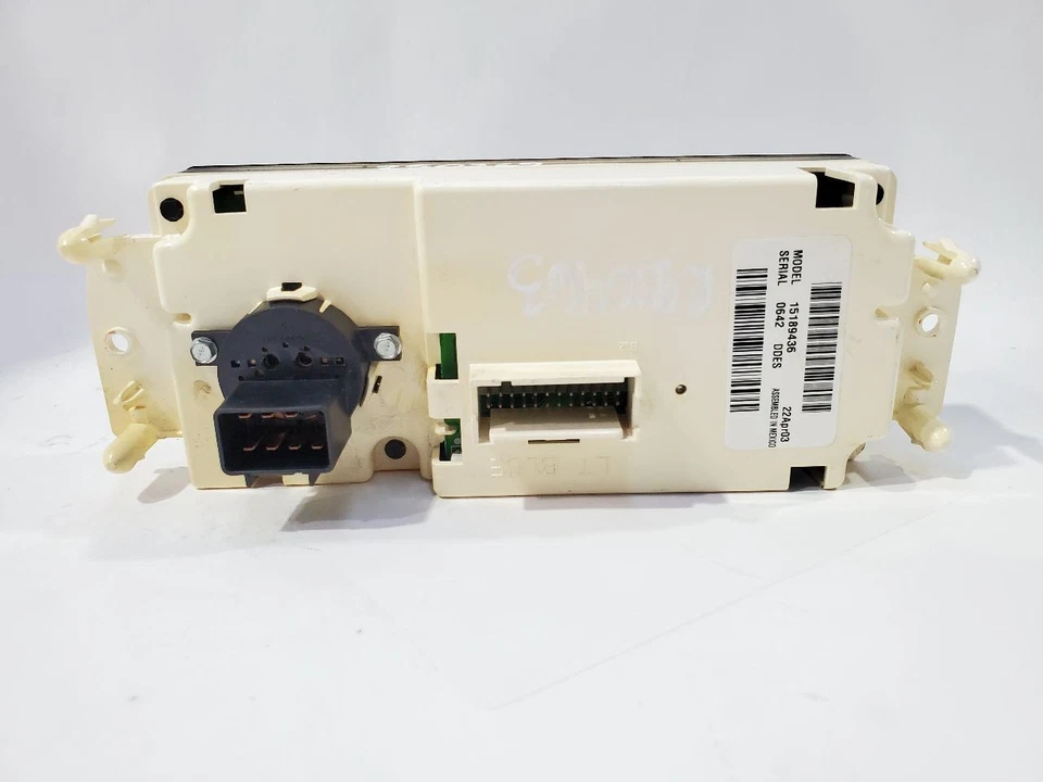 GMC Sierra 2500 2003 2004 OEM AC control de temperatura 15189436 Foto 4 de 4