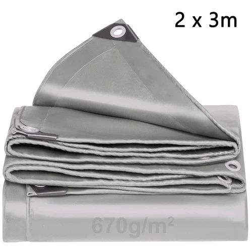 Abdeckplane Wasserdicht 670G PVC Schutzplane mit ösen UV-Beständig Reißfest LKW - Bild 26 von 34