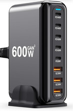 600w 8 Port Charging Station Hub for Laptop, cell phone