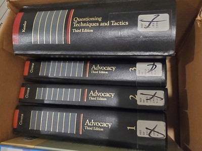 Advocacy, the Art of Pleading a Cause by Richard A. Givens Set of Three Volumes