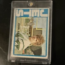 1972 Topps - John Riggins #13 New York Jets NFL Vintage Base Set Football Card