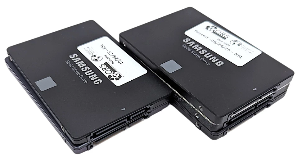 Lote de 5 unidades de estado sólido Samsung 1TB SSD 2.5" 7mm SATA III modelos mixtos BORRADAS Foto 2 de 4