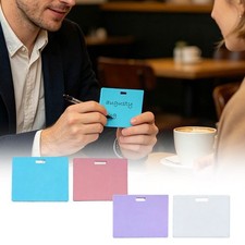 Erasable Badge Sticky Notes, Reusable Washabl...