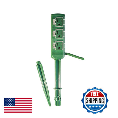 Go Green Power Inc. Go Green Power Gogreen Power 18/2 18-Ft 3-Outlet Outdoor