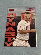 2022 Topps Stadium Club - Dynasty and Destiny Mike Trout #2A Red