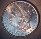 1887 Morgan Silver Dollar BU Original Mint Luster