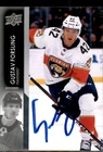 Gustav Forsling Signed Auto 2021-22 Upper Deck card Florida Panthers