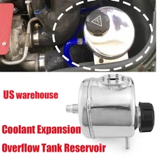 Radiator Aluminum Coolant Header Overflow Tank For Cooper R55 R56 R60 2007-2016