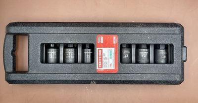 #ad Craftsman 7 piece Impact Hex Bit Socket Set 1 2in Drive 50841 $65.00