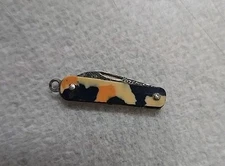 Rare Vintage Czechoslovakia Small Miniature Celluloid Metal Pocket Knife Charm