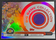 2005-06 Topps Big Game Collection Game Worn Jersey Kobe Bryant /99