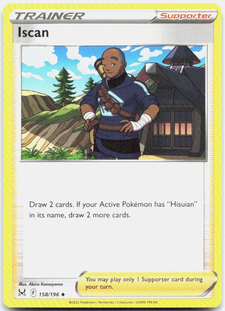 Iscan 158/196 Uncommon Lost Origin Pokemon Near Mint