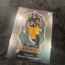 2025 Panini Select Football Kaleb Johnson Rookie Select Certified #22  🔥