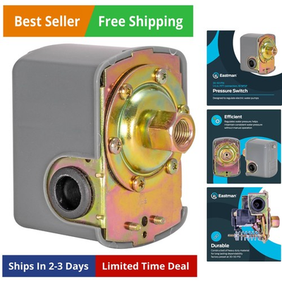#ad Pressure Switch 30 50 PSI Preset 1 4 in FPT Connection for Electric Water ... $21.13