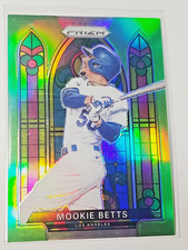 Mookie Betts 2021 Panini Prizm Stained Glass Green Holo 106/125 SG-2 Insert card
