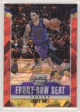 2018 Panini Contenders Optic Front Row Seat Red Cracked Ice Prizm Lonzo Ball 0c6
