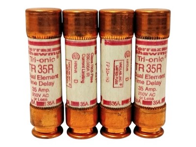 Ferraz Shawmut TR35R 250 V AC 35 A Current-Limiting Time-Delay Fuses