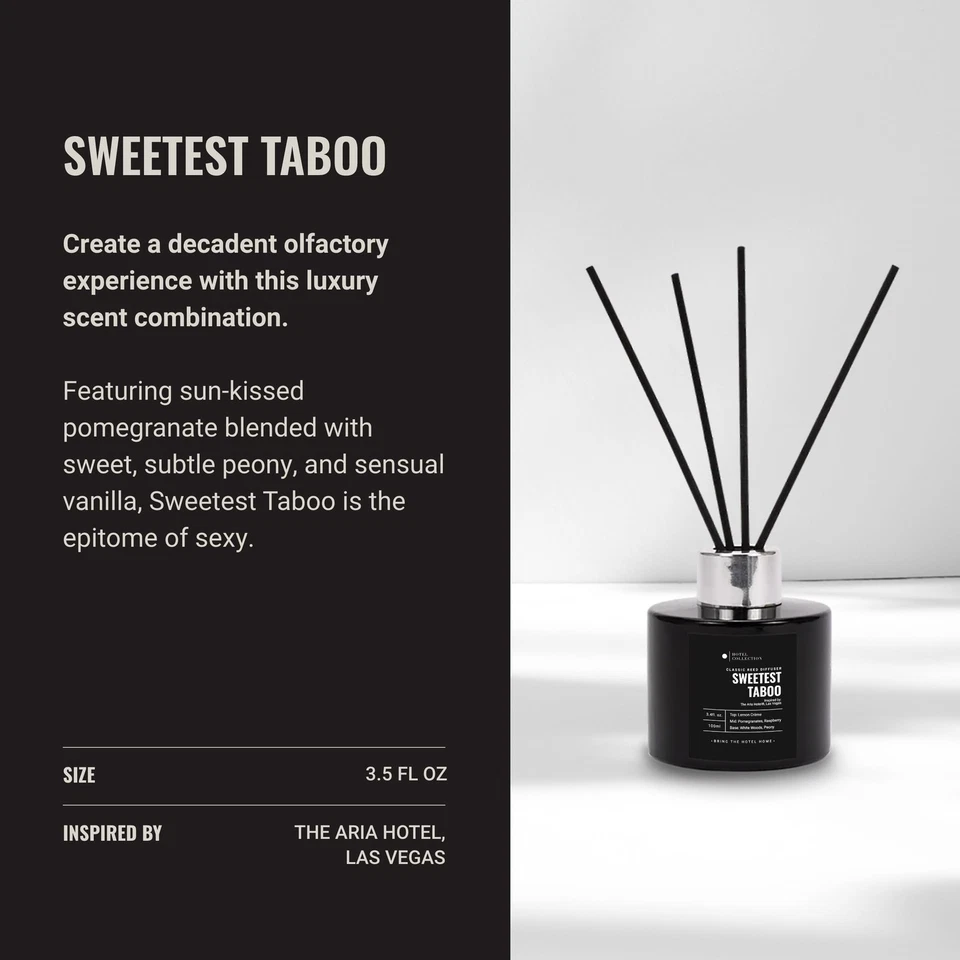 Hotel Collection - Sweetest Taboo - Reed Diffuser Set - Luxury Aromatherapy -... - Image 3 of 4