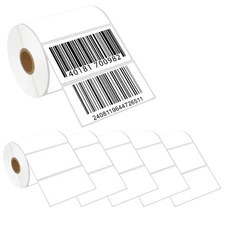 6Rolls 750 Labels 4x2 Direct Thermal for Zebra LP 2824 2844 2442 Eltron ZP450