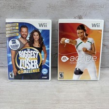 Nintendo Wii The Biggest Loser Challenge & Wii Active Personal Trainer Games FSH