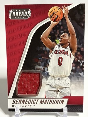 Bennedict Mathurin Rookie Memorabilia 2022 Chronicles DP Threads #TH-BMA Arizona