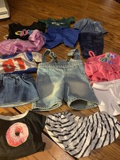 Build-A-Bear BAB Huge Lot of Misc Clothes Outfits Tagged