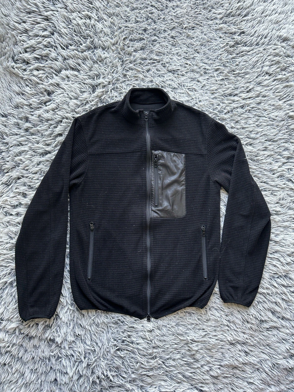 Undercover Jun Takahashi Giacca Donna 3 Nero Piramide Pile Blocco Blouson