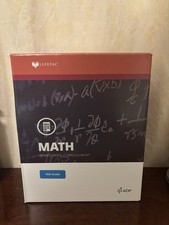 NEW SEALED LIFEPAC AOP 9TH GRADE MATH UNIT 1 ...