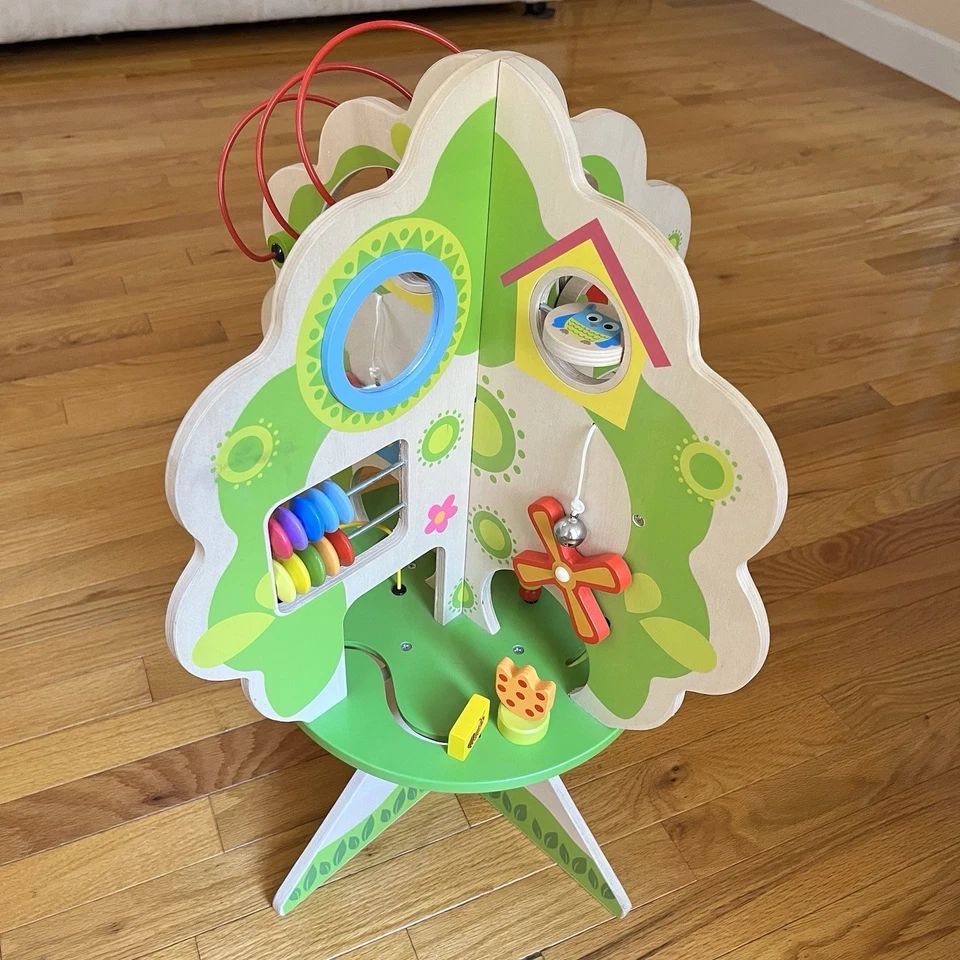 Fat Brain Toys Forest Friends Discovery Tree, Wooden, EUC, Giftable, Toddler - Image 2 of 4