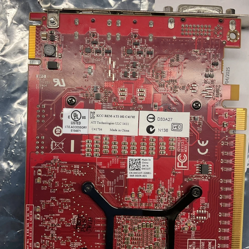 AMD Firepro Graphics W5000 2GB GDDR5, C41704, P/N: 102C4170400 MINT CONDITION - Image 4 of 4