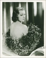 FRANCES DRAKE - INSCRIBED PHOTOGRAPH SIGNED CIRCA 1935