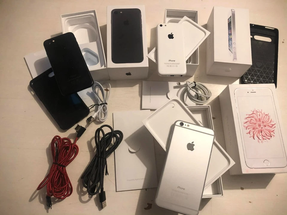 3 boxed and working iPhones, iPhone 5, 6 plus and 7 - Image 4 of 4