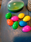 Lot of Easter items, Plastic Eggs, Wreaths, Basket. — photo 2