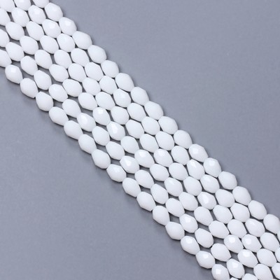 Wholesale DIY 4/6mm Solid Color Crystal Water Drops Beads For Jewelry Making