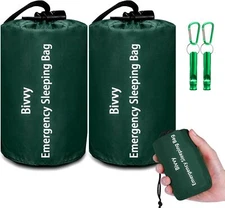 Emergency Sleeping Bag Survival ,Portable Waterproof Thermal Bivy Sacks Blankets