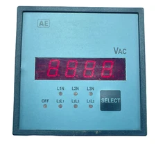 Automatic Electric A.C Voltmeter VSS96D Range 0-600 VAC Supply 240VAC 