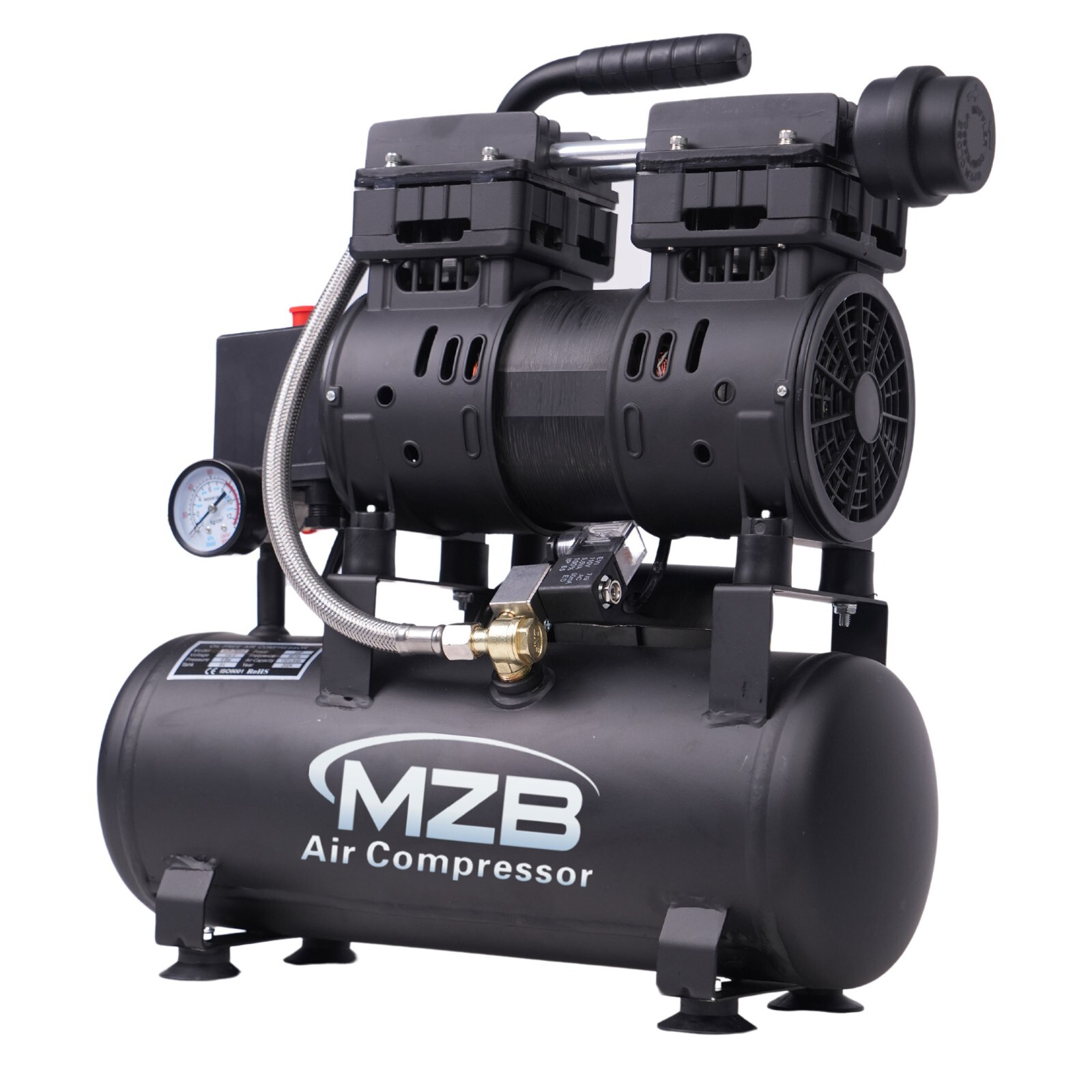 2.4 Gallon  Ultra Quiet Air Compressor 110V/60Hz/1.0HP/5.65 CFM